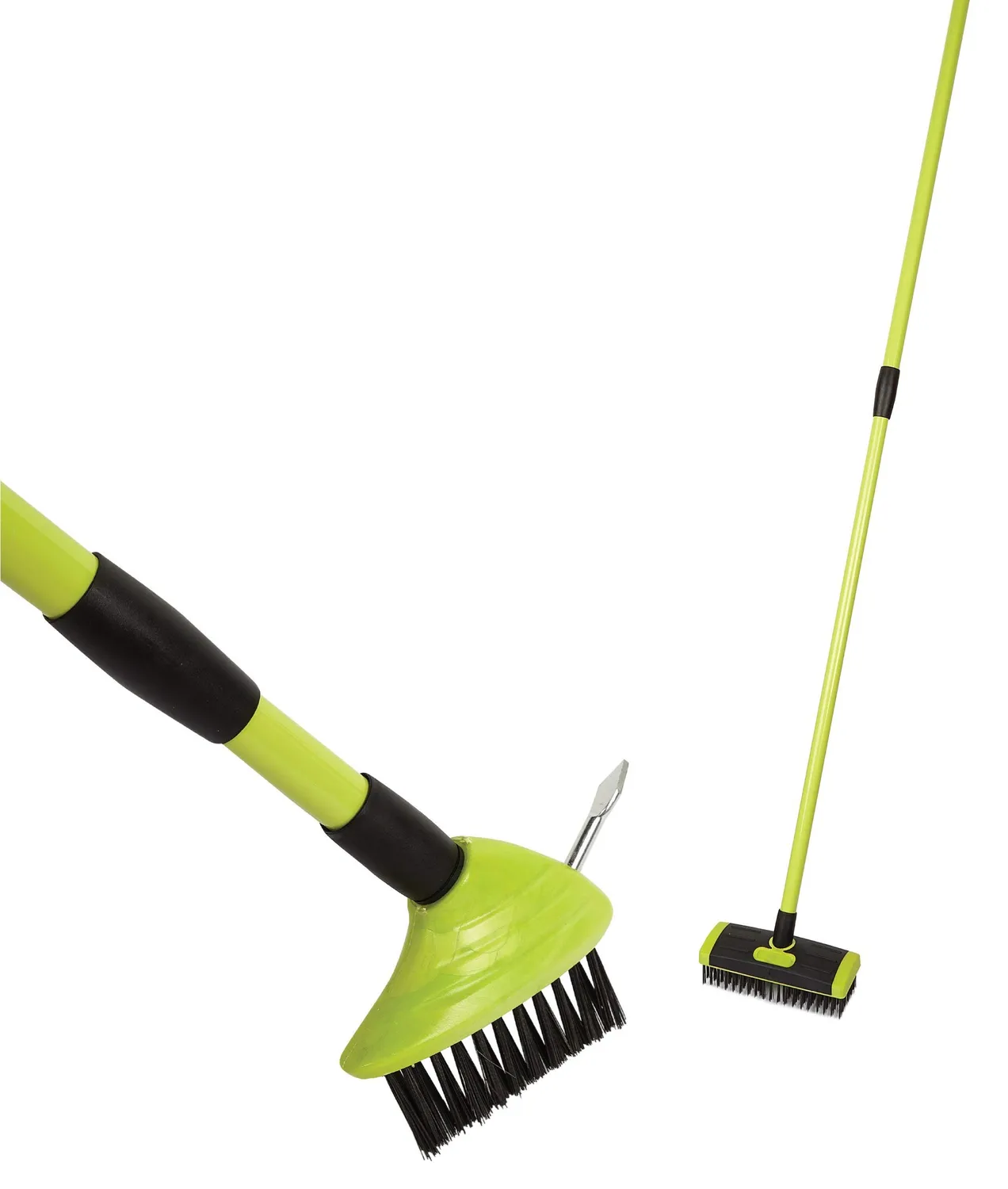 Euromarketing set 2 spazzole giardino telescopiche