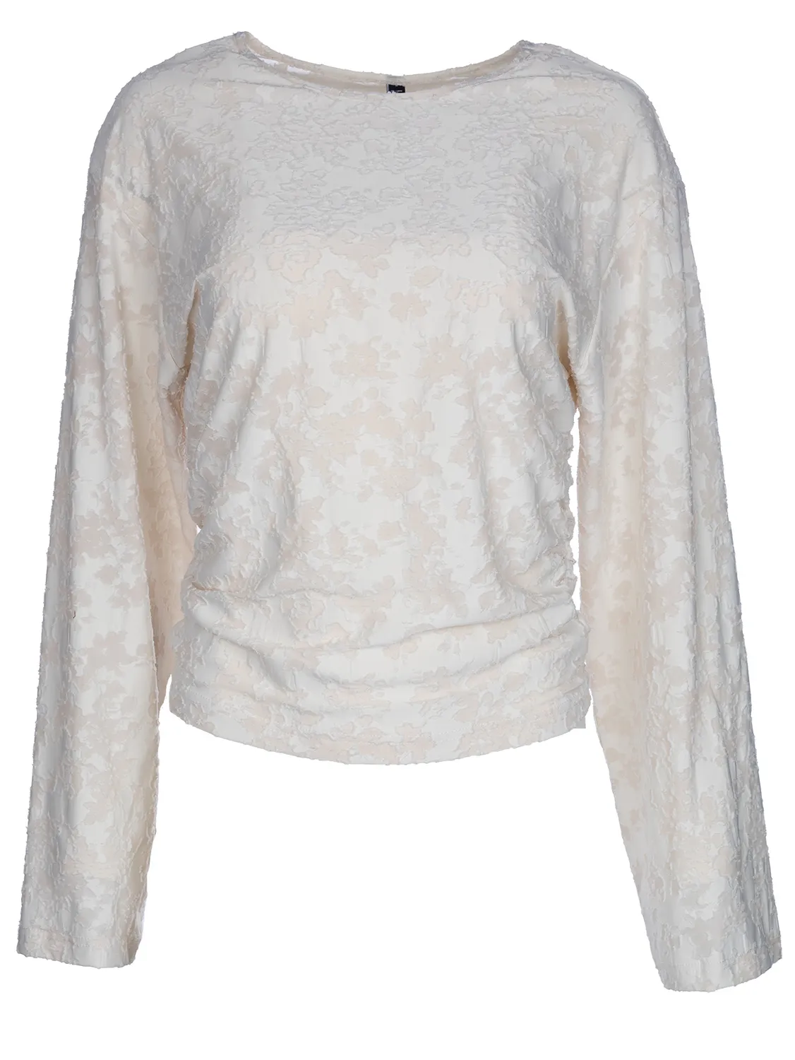 Wibra Fancy Top Donna Floreale Trasparente Manica Lunga