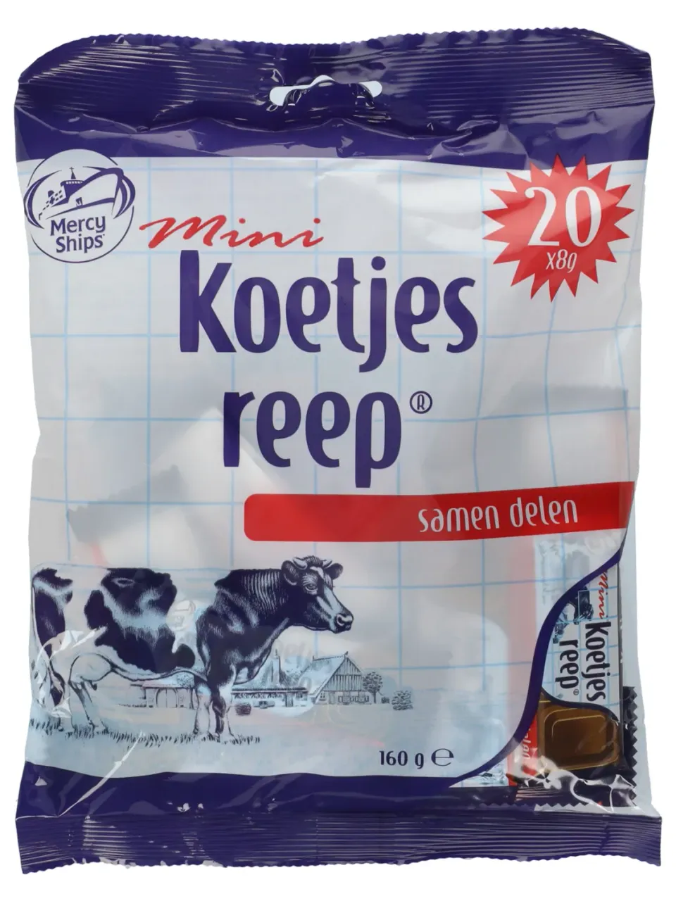 Wibra Koetjesrepen barrette al caramello 20 pezzi morbide