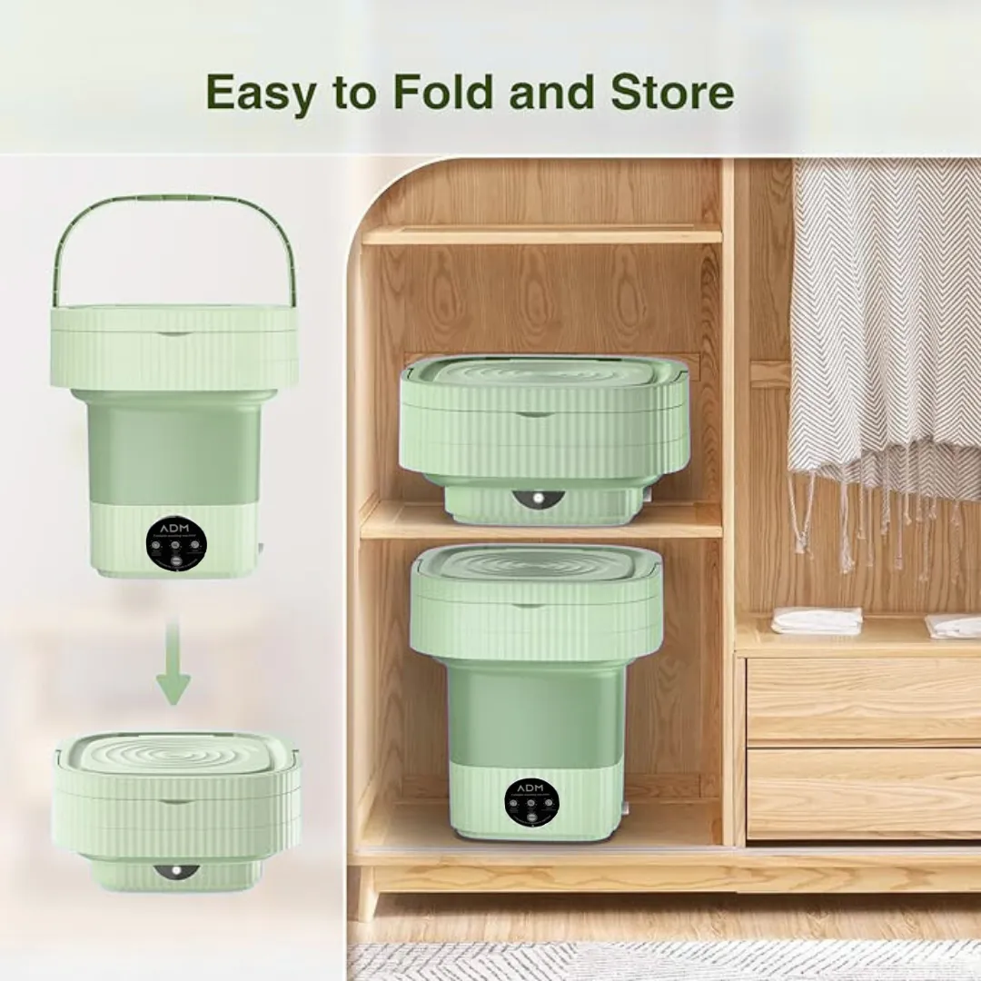 ADAMANTA ADM 7021 mini lavatrice pieghevole portatile