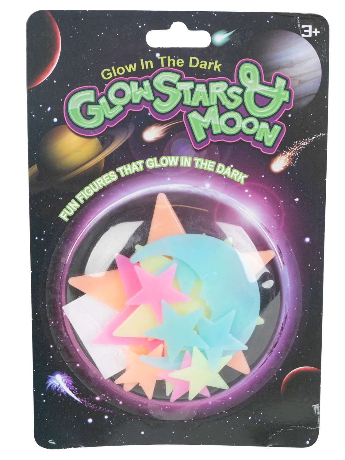 Wibra stelle luna fluorescenti 16 pezzi