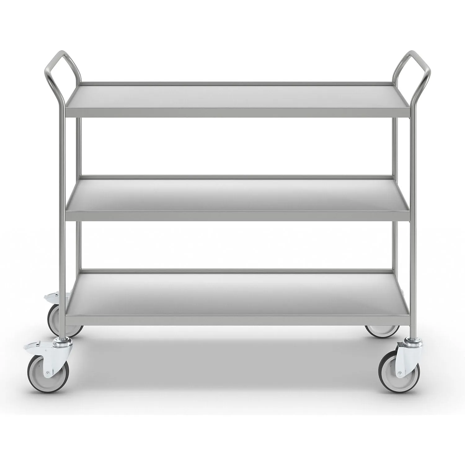 Eurokraft Pro carrello servizio 3 ripiani 150 kg grigio