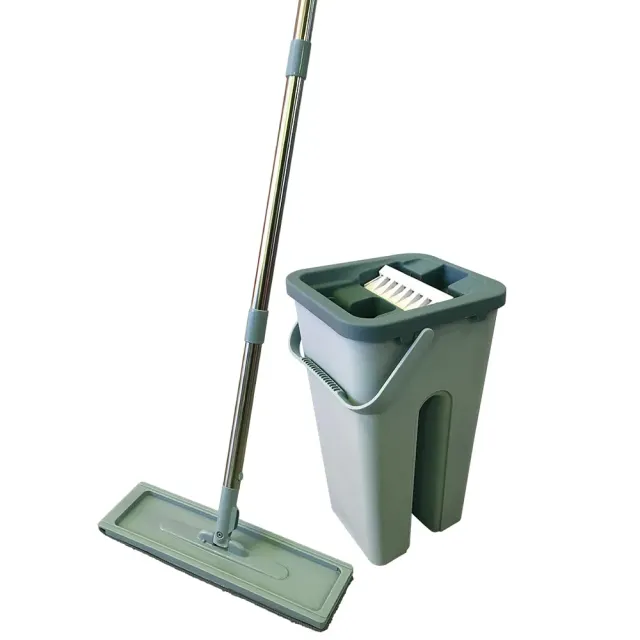 Euromarketing Mega Mop mocio con secchio doppio serbatoio