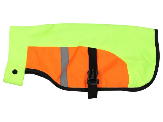 Wibra giubbino catarifrangente cane giallo