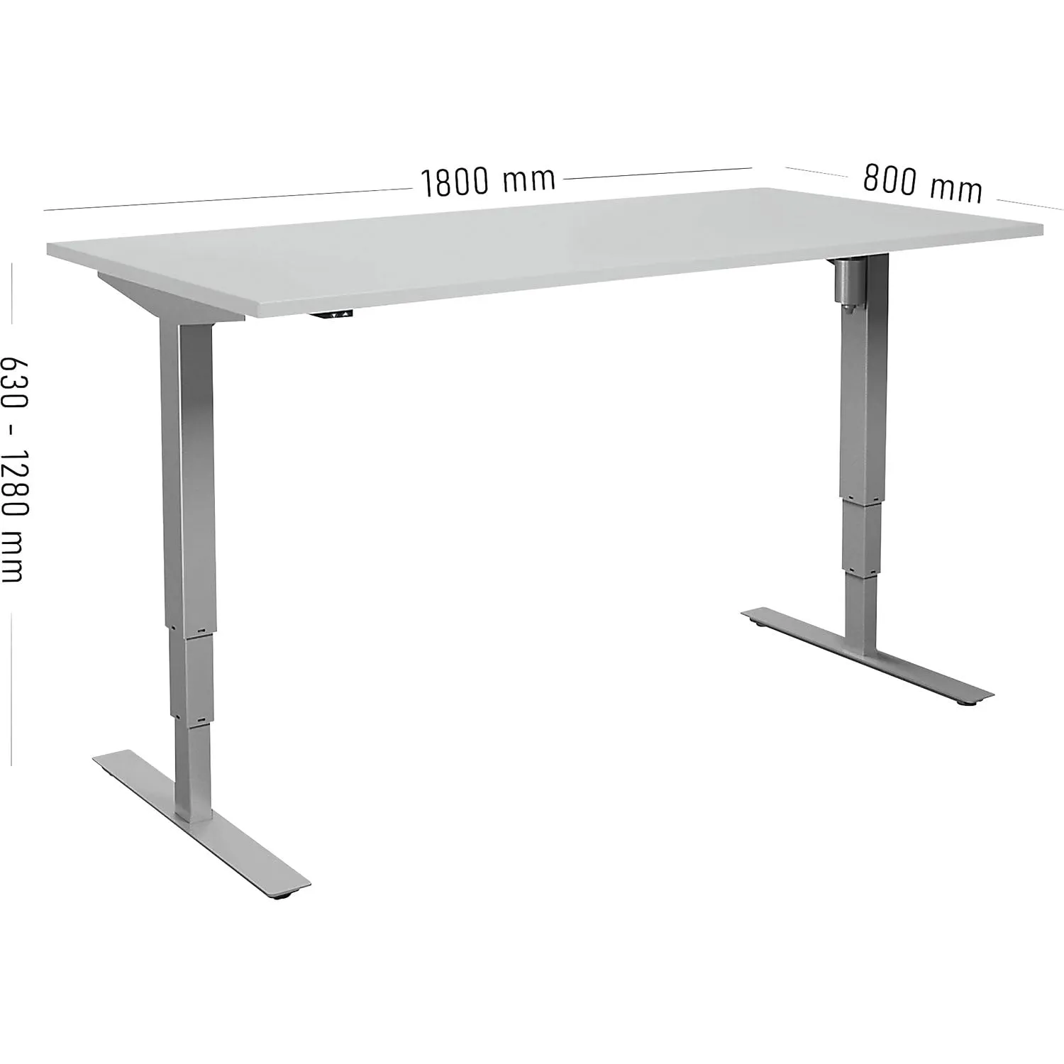 Kaiserkraft Atlanta scrivania regolabile elettricamente 150 kg