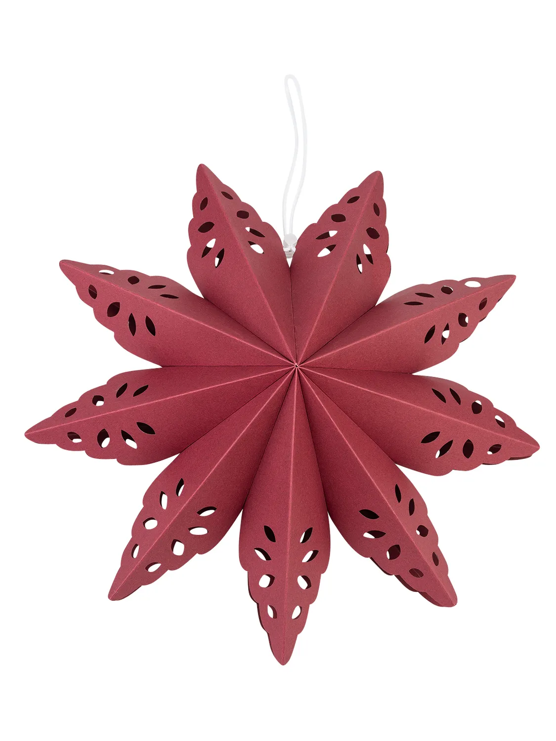 Wibra Stella di Natale in Carta 30 cm Bianca