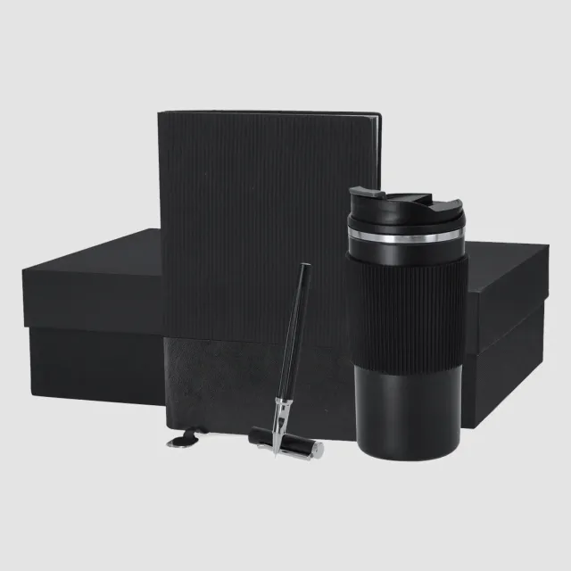3BPRO cofanetto tazza termica 470 ml con blocco e roller nero