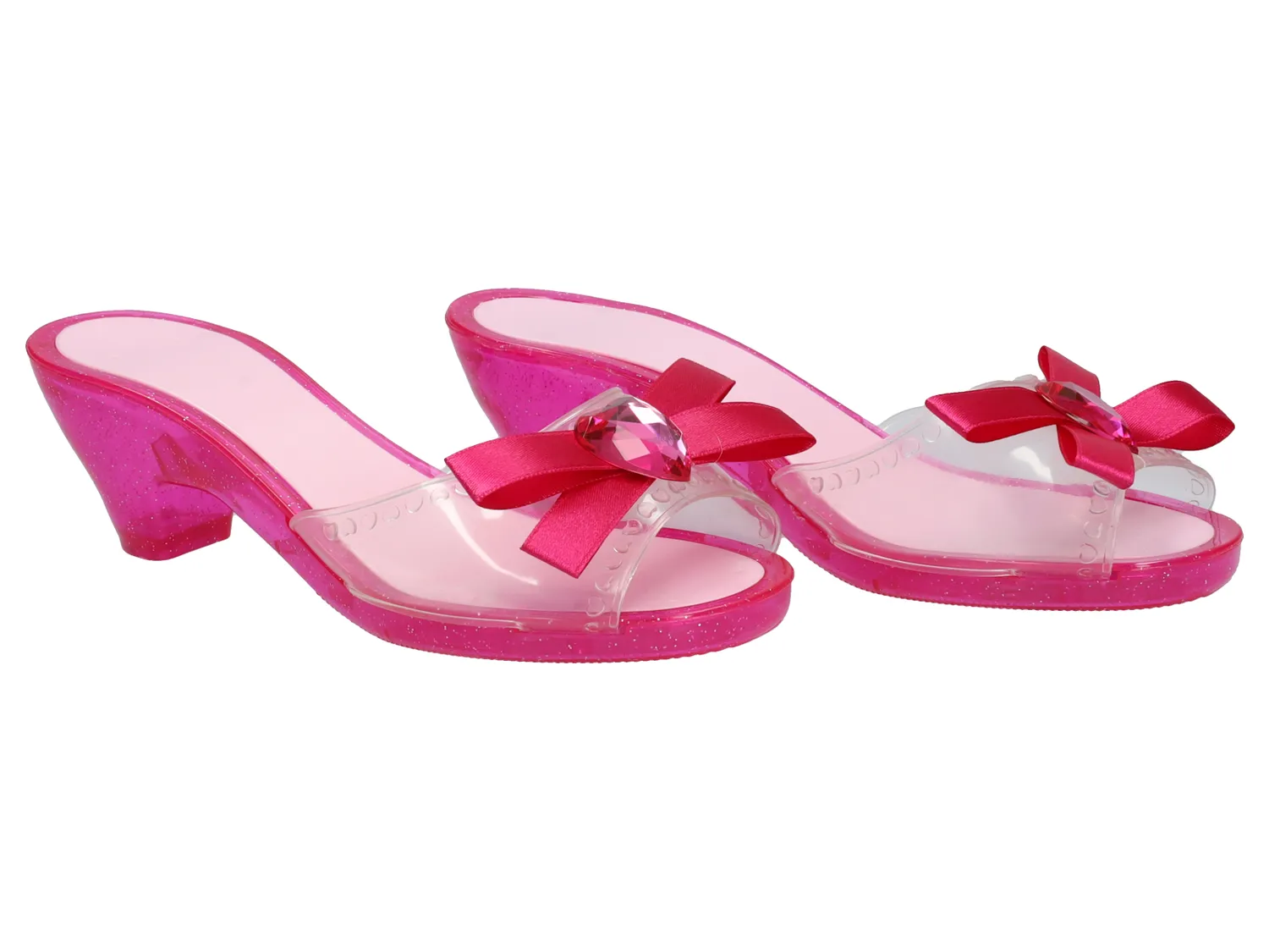 Wibra scarpe principessa bambina tacco fiocco strass