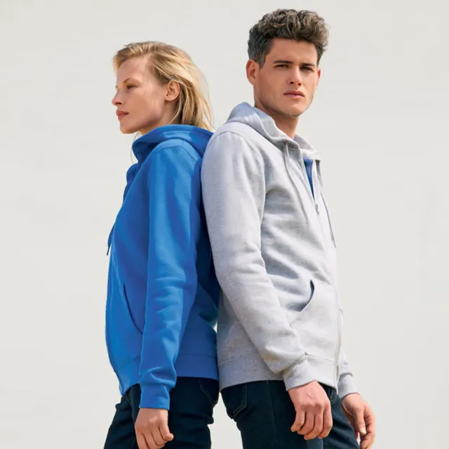 3BPRO S01714 felpa zip cappuccio 260 g/m²