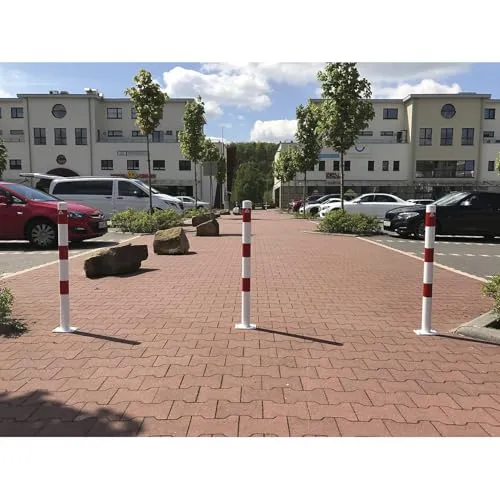 Kaiserkraft paletto sbarramento acciaio bianco-rosso