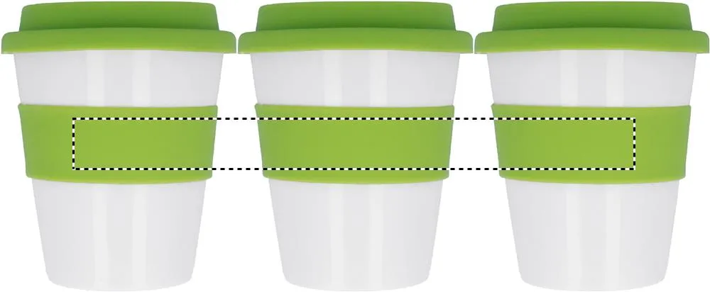 3BPRO MO8078 bicchiere 350 ml con coperchio