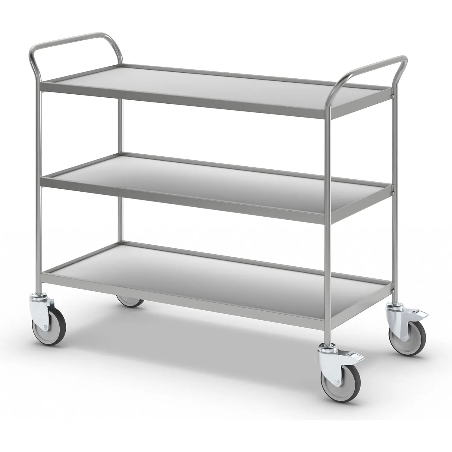 Eurokraft Pro carrello servizio 3 ripiani 150 kg grigio