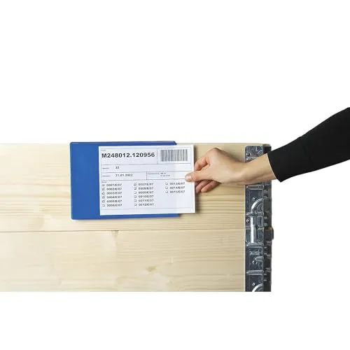 Kaiserkraft buste portadocumenti A5 blu 100 pz per legno