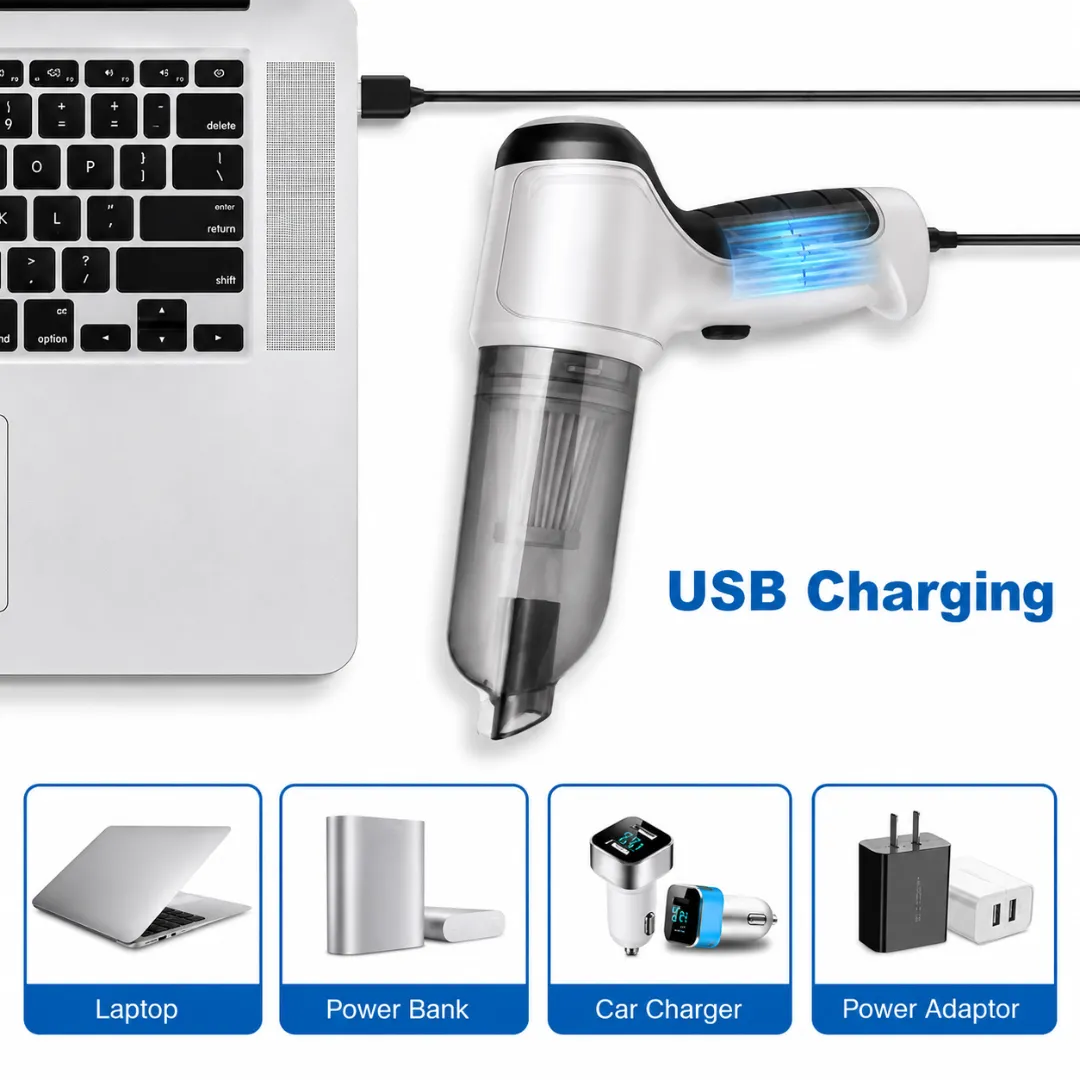 Adamanta MA-C007 mini aspirapolvere senza fili 4 in 1 HEPA