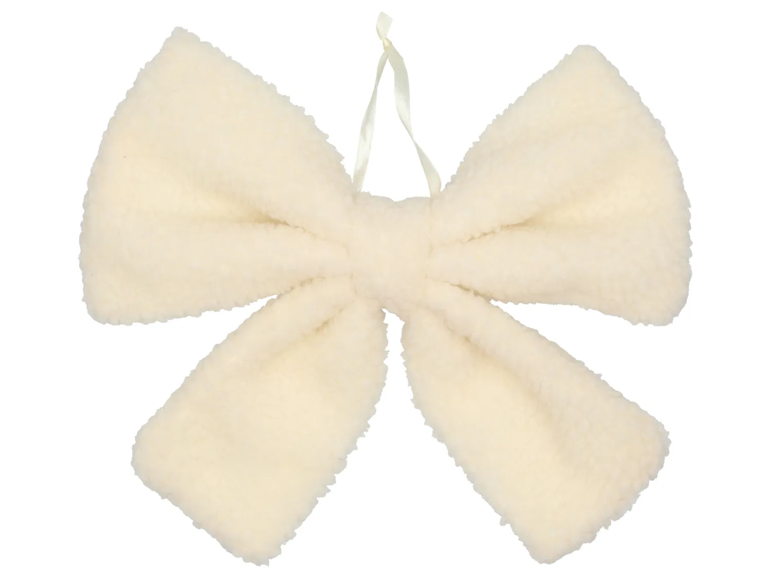 Wibra Fiocco Decorativo Teddy 28 cm Appeso Morbido