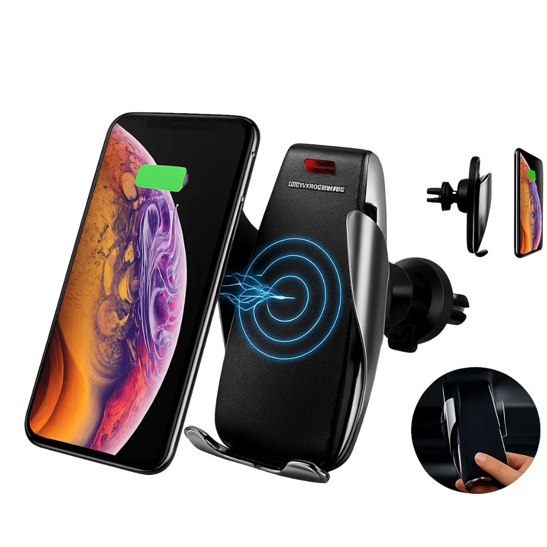 ADAMANTA 7062 Caricabatterie Wireless Auto Automatico