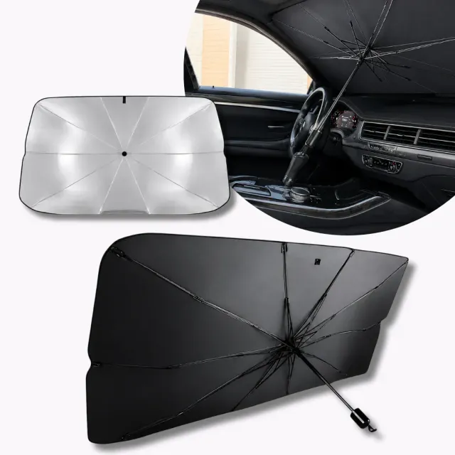 ADAMANTA ADM Foldable Car Windshield Sun Shade Umbrella parasole auto