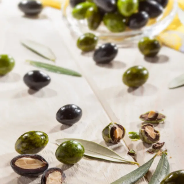 3BPRO 160130 olive al cioccolato personalizzate 200 g