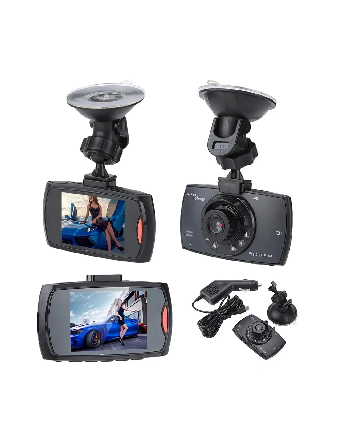 ADAMANTA 152 dash cam telecamera auto Full HD 1080p 120°