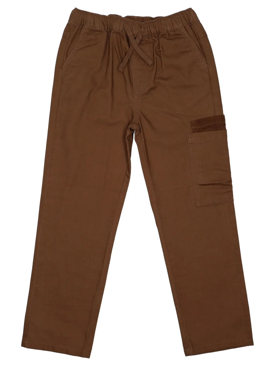 Wibra pantaloni bambino cargo twill ecru in cotone