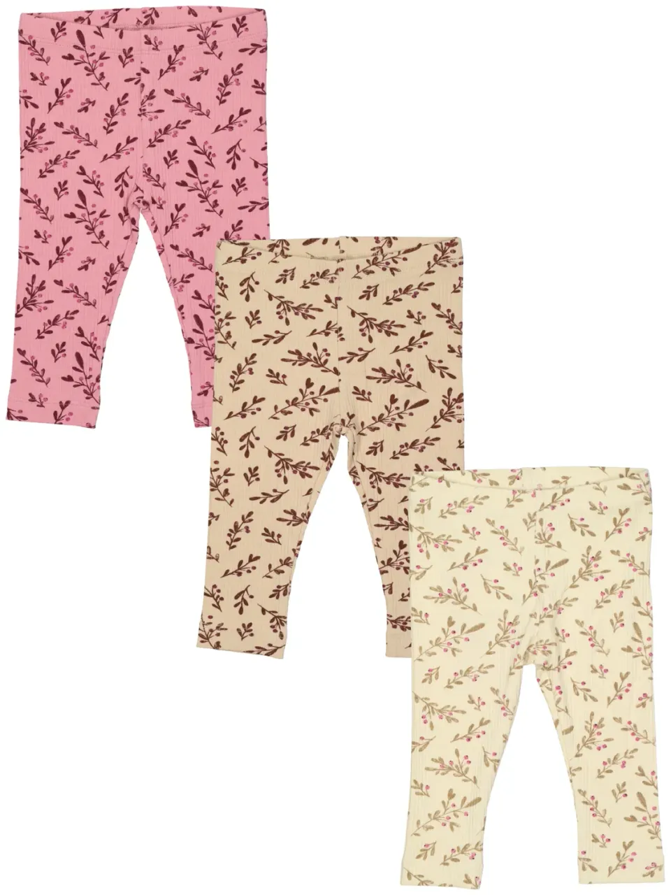 Wibra legging neonata a costa in cotone