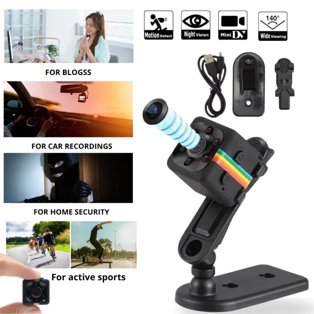 ADAMANTA SQ11 mini telecamera Full HD 1080P notturna