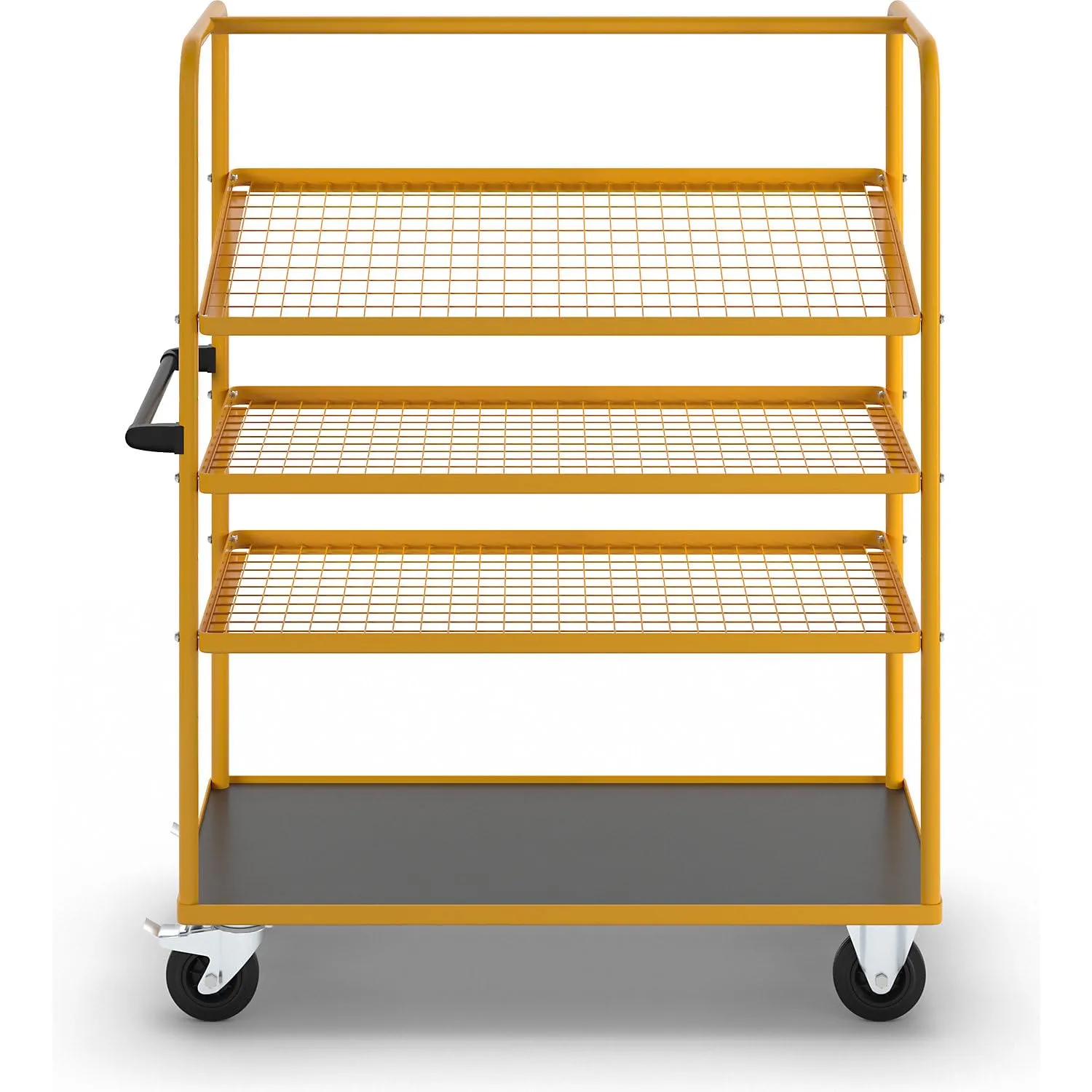 Eurokraft Pro Carrello a Ripiani 3 Pareti 1390x650 mm