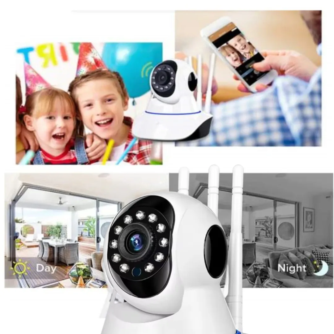 ADAMANTA 369 Telecamera WiFi Bambini HD Visione Notturna