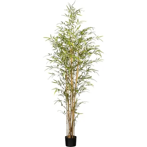 Kaiserkraft Tronco Bambù artificiale 180 cm con vaso