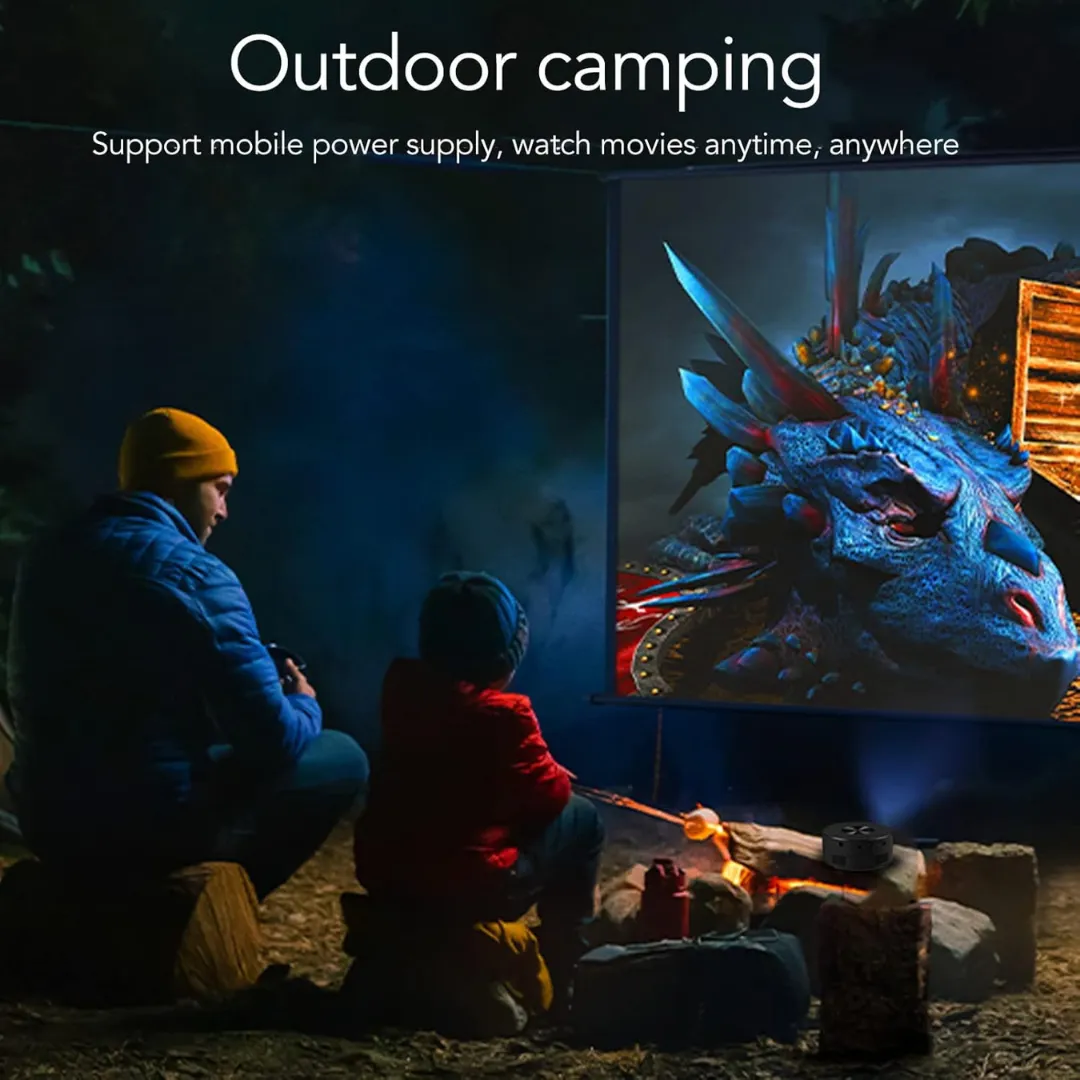 ADAMANTA Mini LED Projector videoproiettore portatile USB