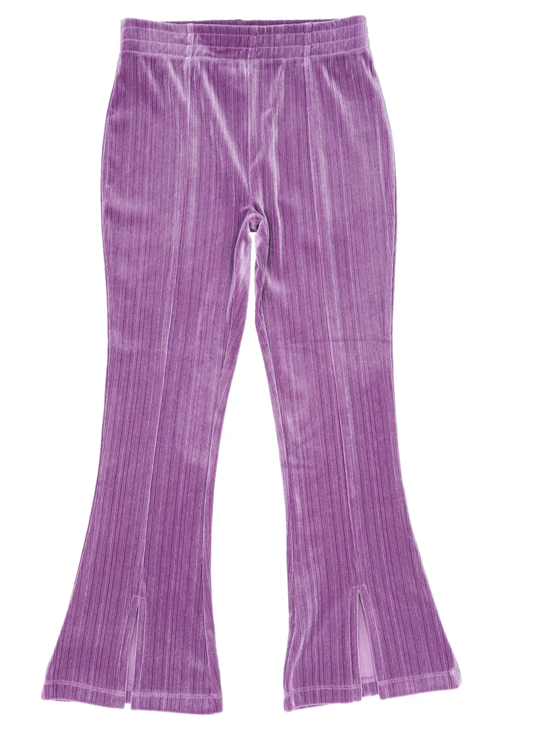 Wibra pantaloni flare velluto glitter bambina