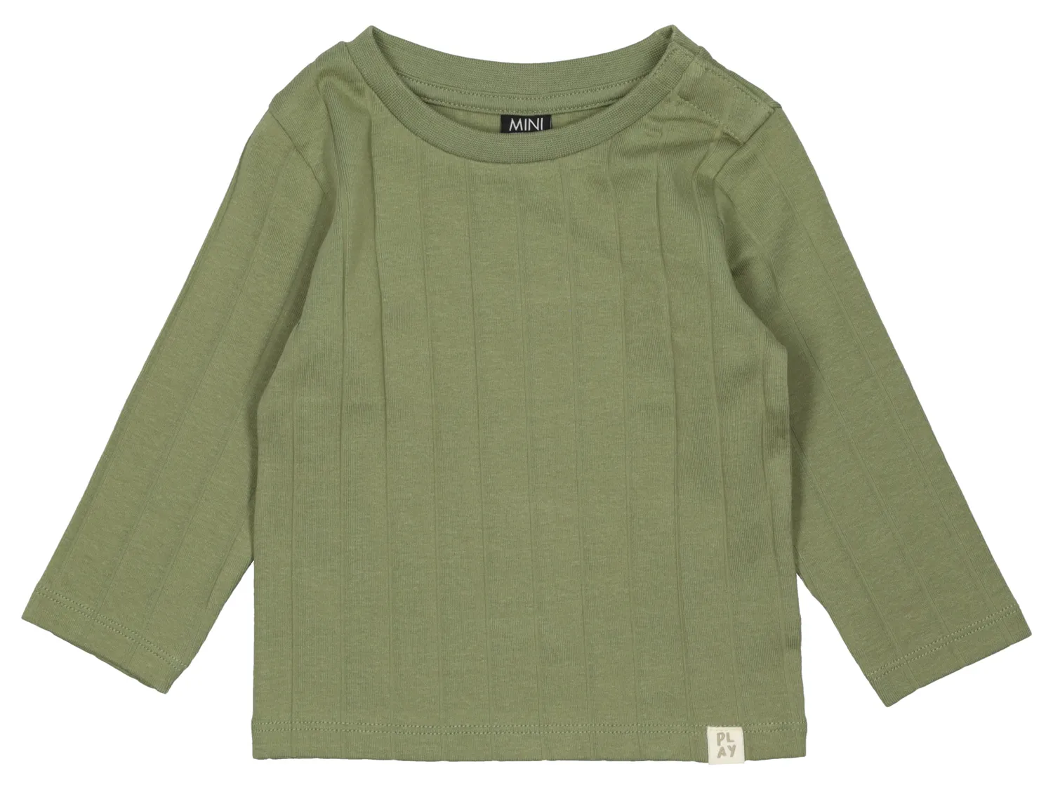 Wibra Baby T-shirt rib manica lunga