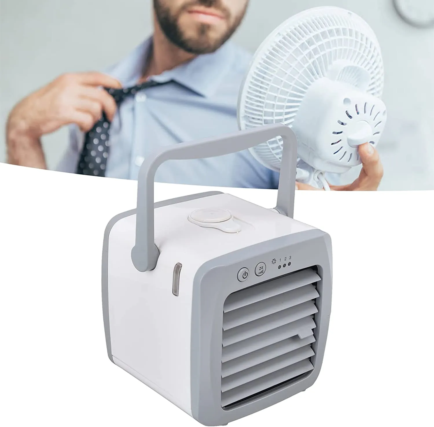 ADAMANTA Mini Portable USB Air Cooler raffrescatore USB personale