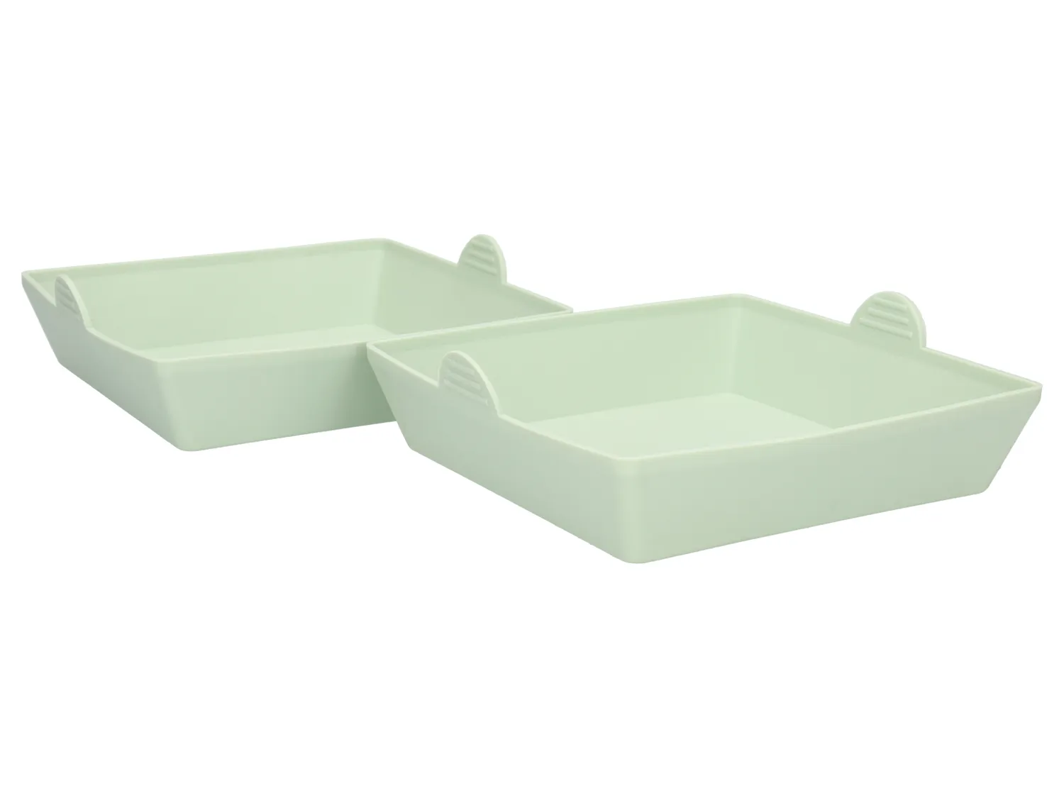 Wibra stampi silicone quadrati 14,5 cm 2 pezzi da forno