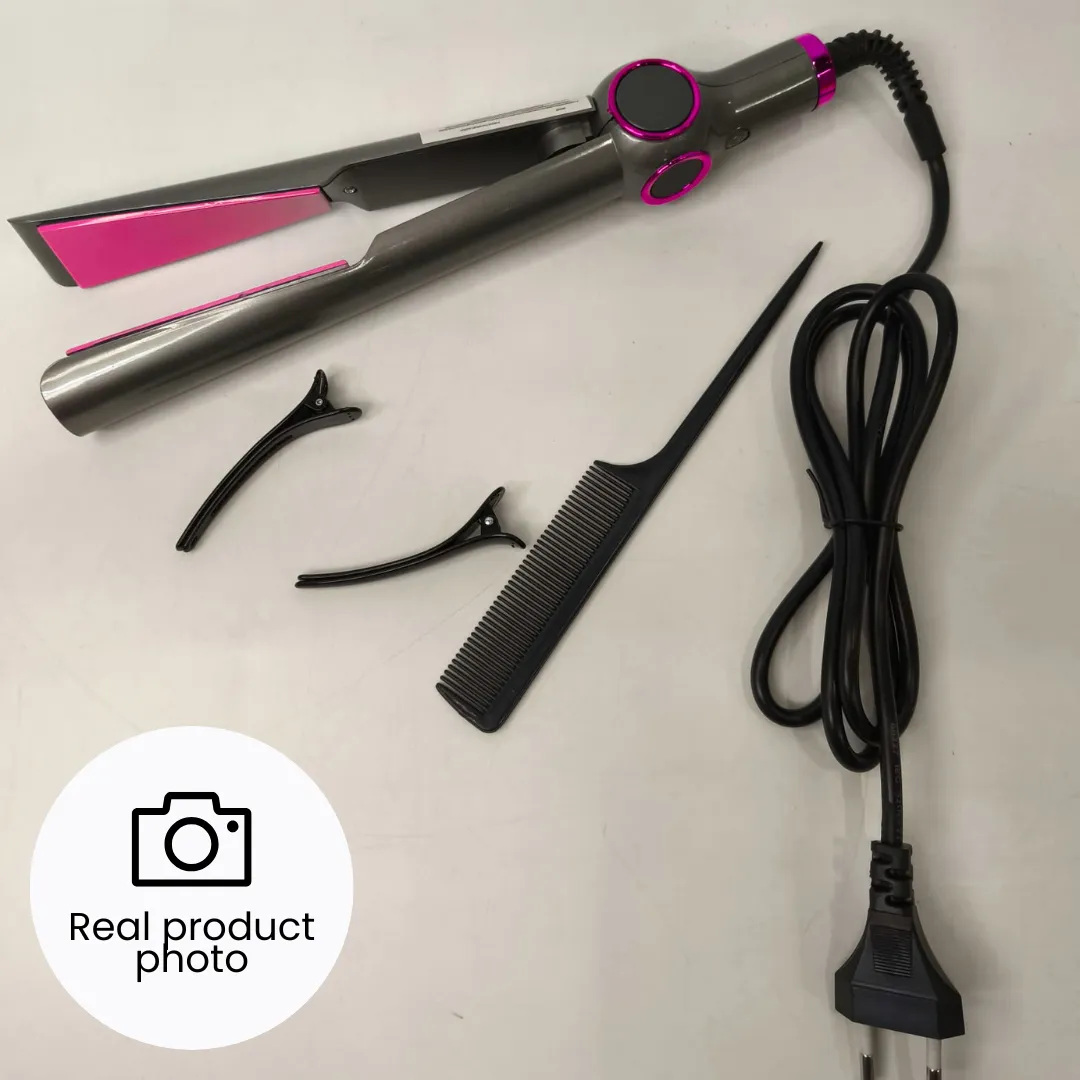 ADAMANTA 2286 Piastra Capelli Ceramica 2in1 230°C
