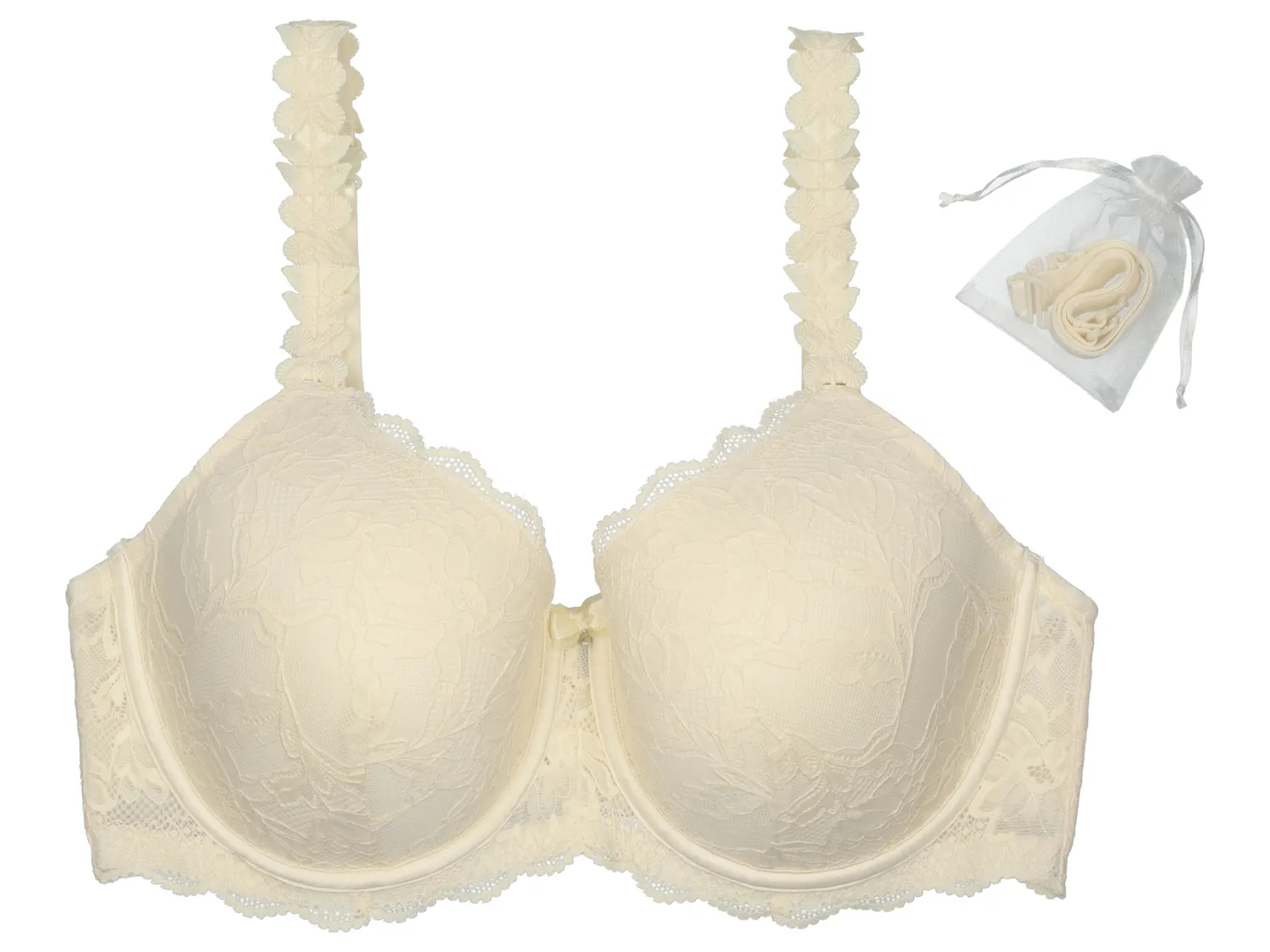 Wibra reggiseno pizzo con ferretto e spalline intercambiabili