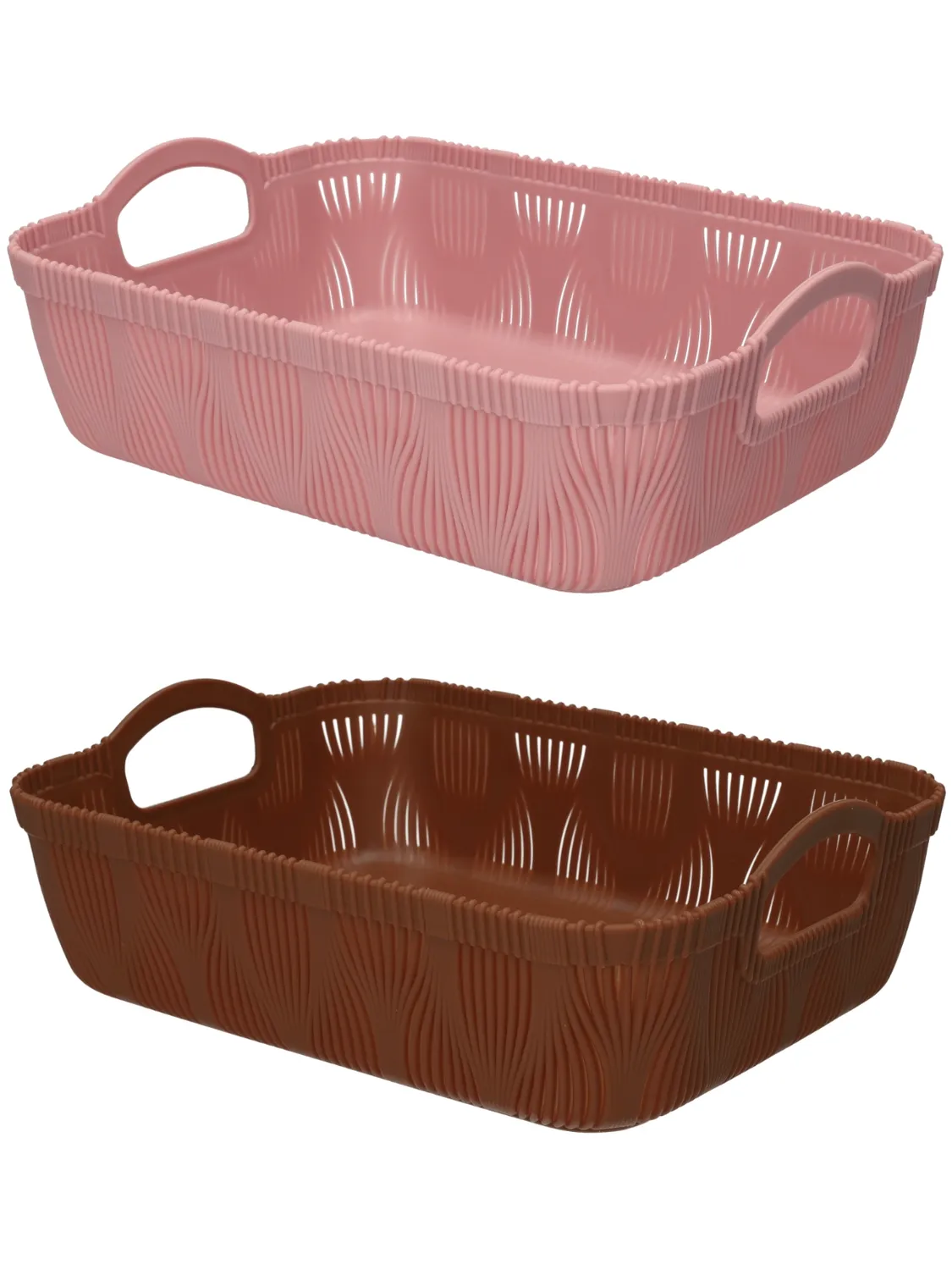 Wibra cestino contenitore plastica con manici