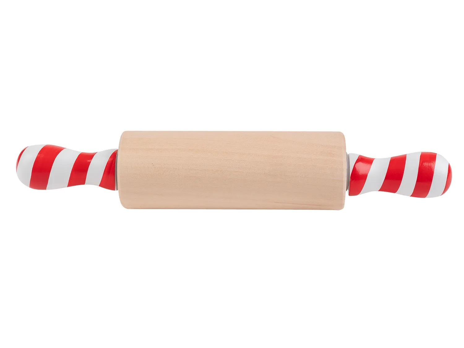 Wibra Matterello Legno 24 cm manici rossi cucina