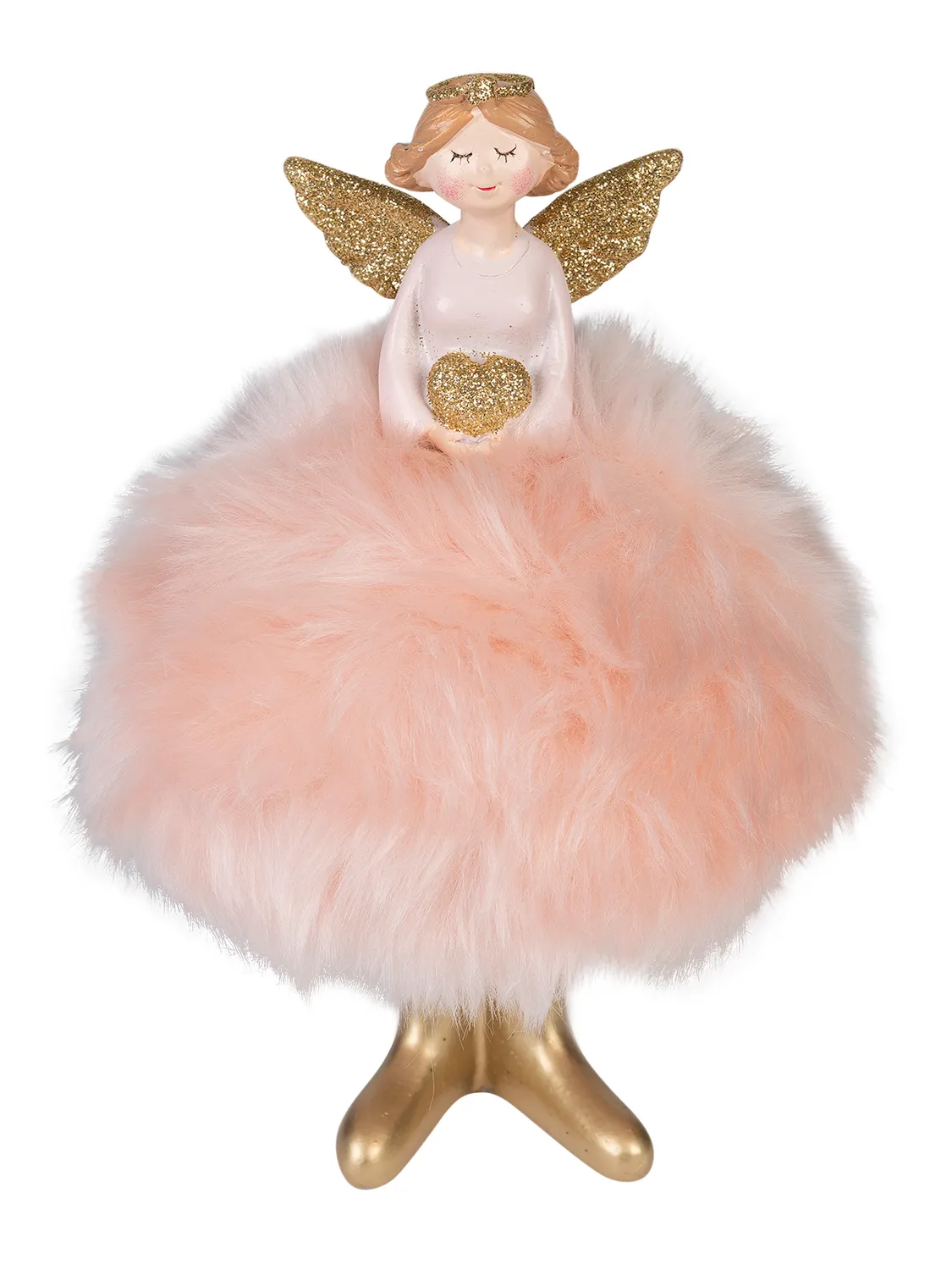 Wibra Angelo bambina gonna piume 20 cm