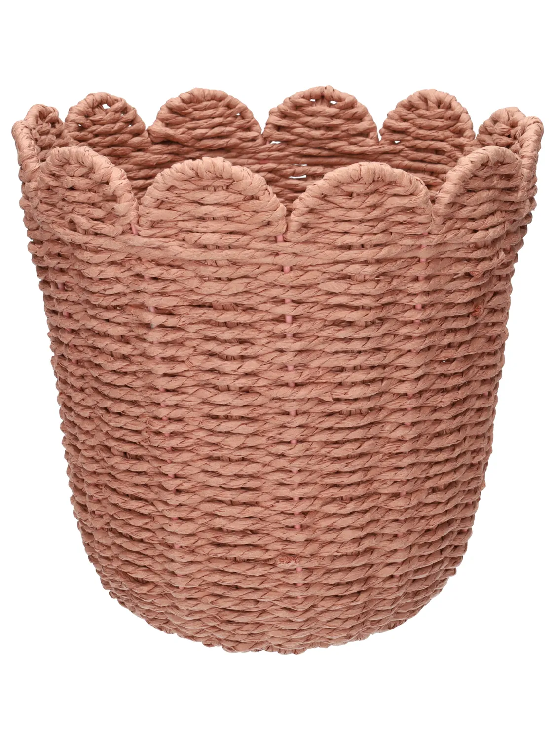 Wibra Wavy cestino rotondo intrecciato