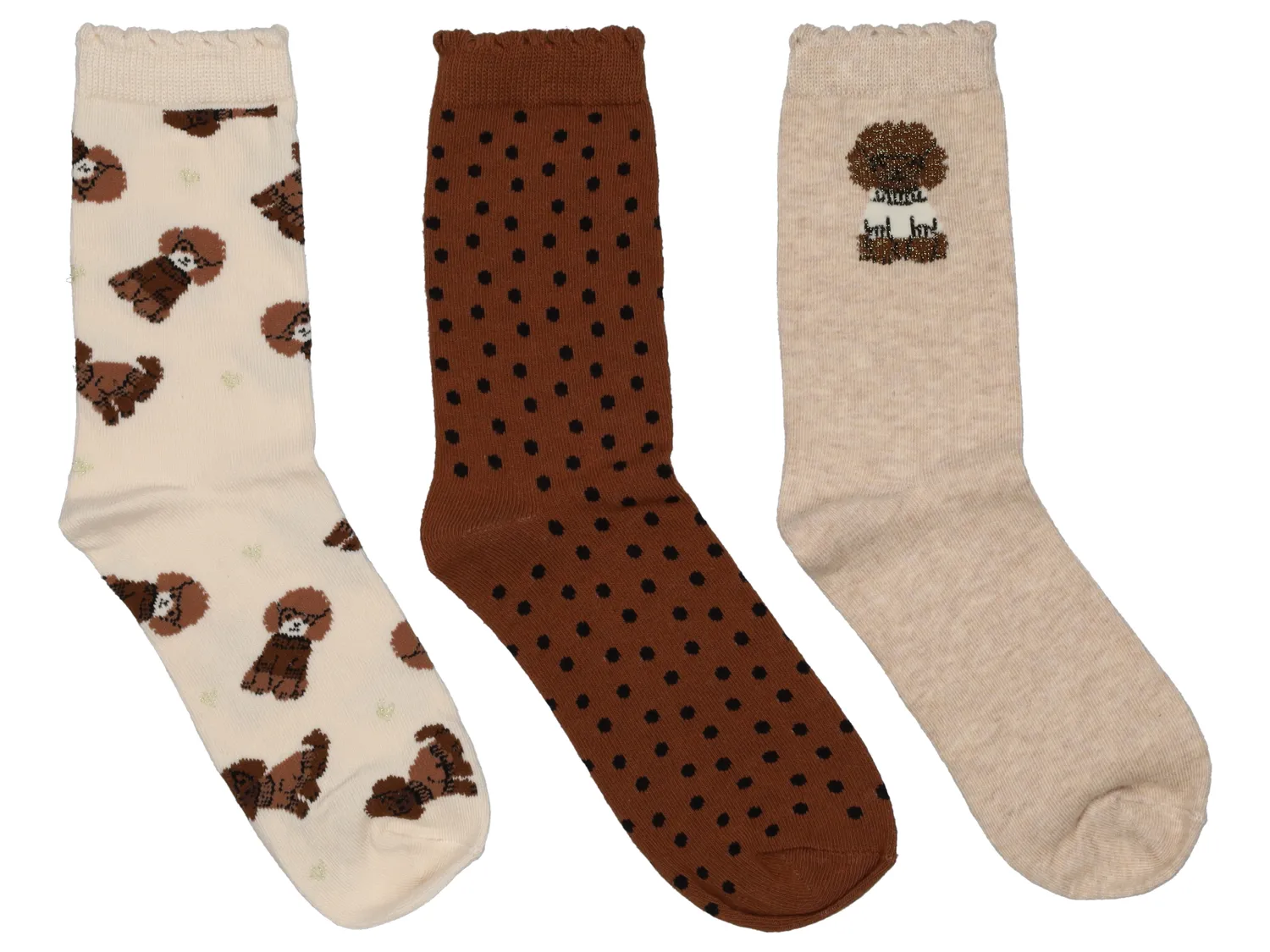 Wibra Calzini Bambina Cotone 3 Paia Elasticizzati