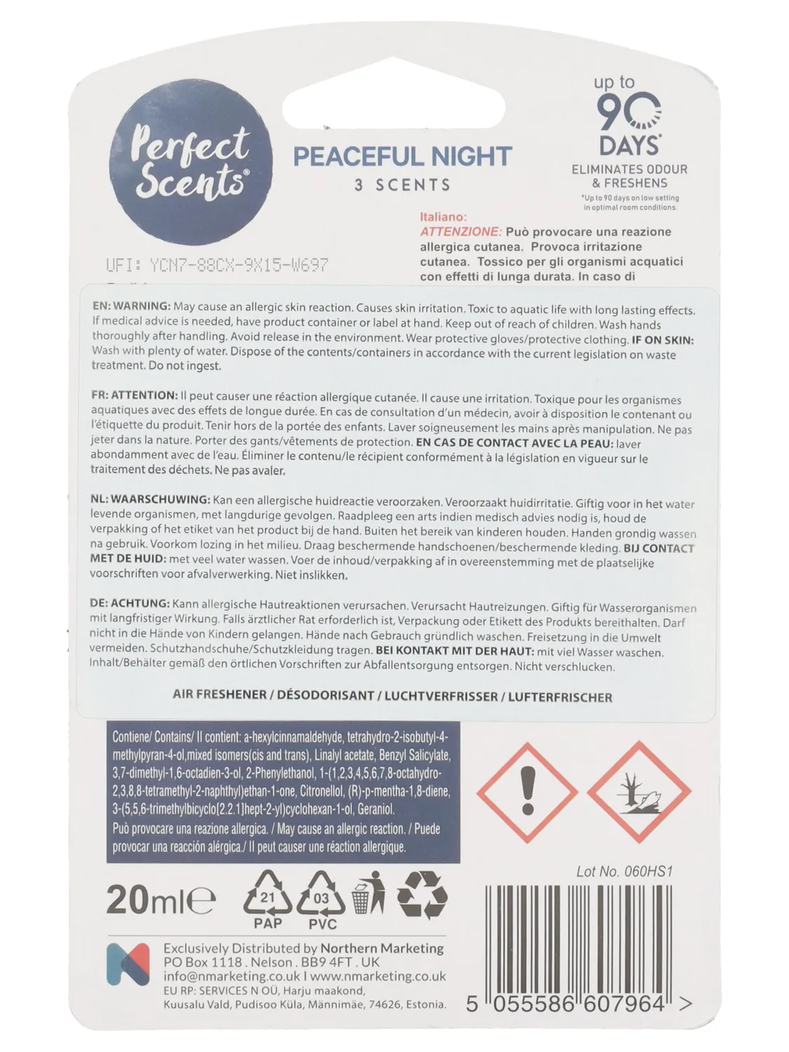 Wibra Perfect Scents ricarica deodorante elettrico