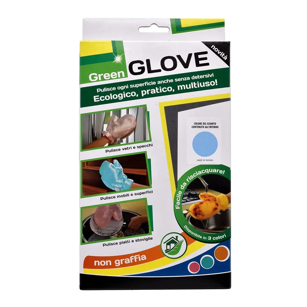 Euromarketing Green Glove guanto pulizia fibra legno
