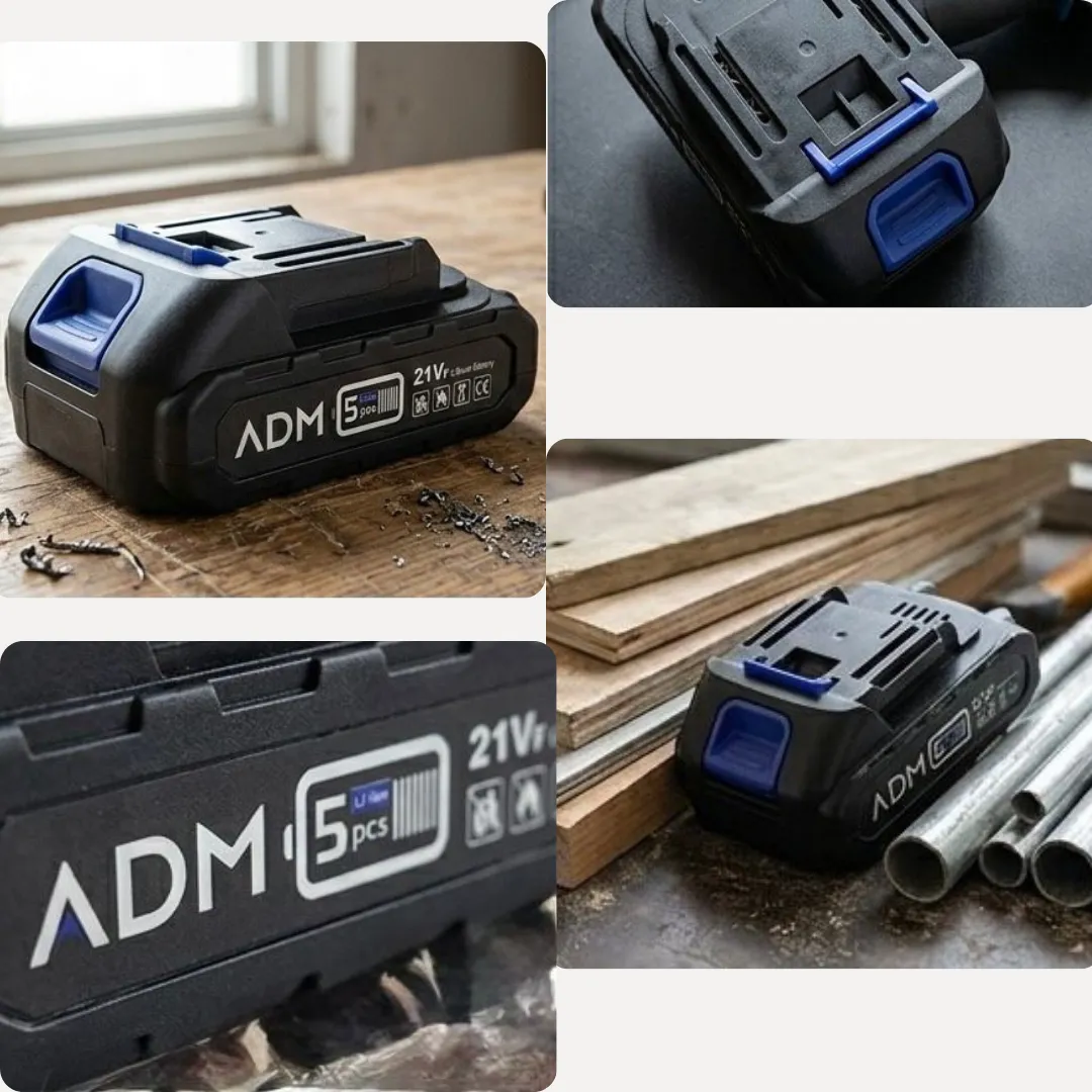 ADAMANTA 439 Batteria Litio 21V 1300mAh per Mini Utensili