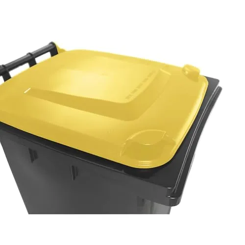 Kaiserkraft bidone rifiuti DIN EN 840 HDPE con ruote