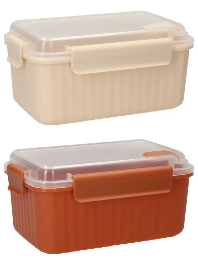 Wibra Lunchbox ribbel porta pranzo