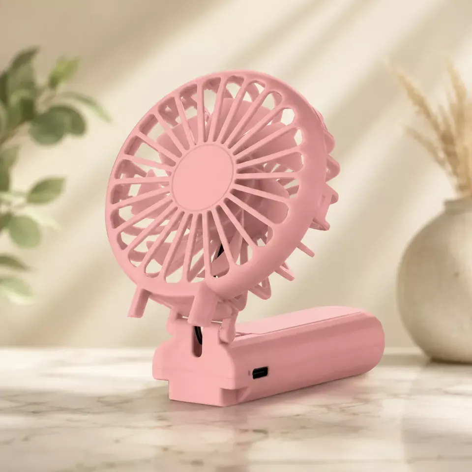 3BPRO Ventilatore portatile pieghevole 3 velocita ABS ricaricabile