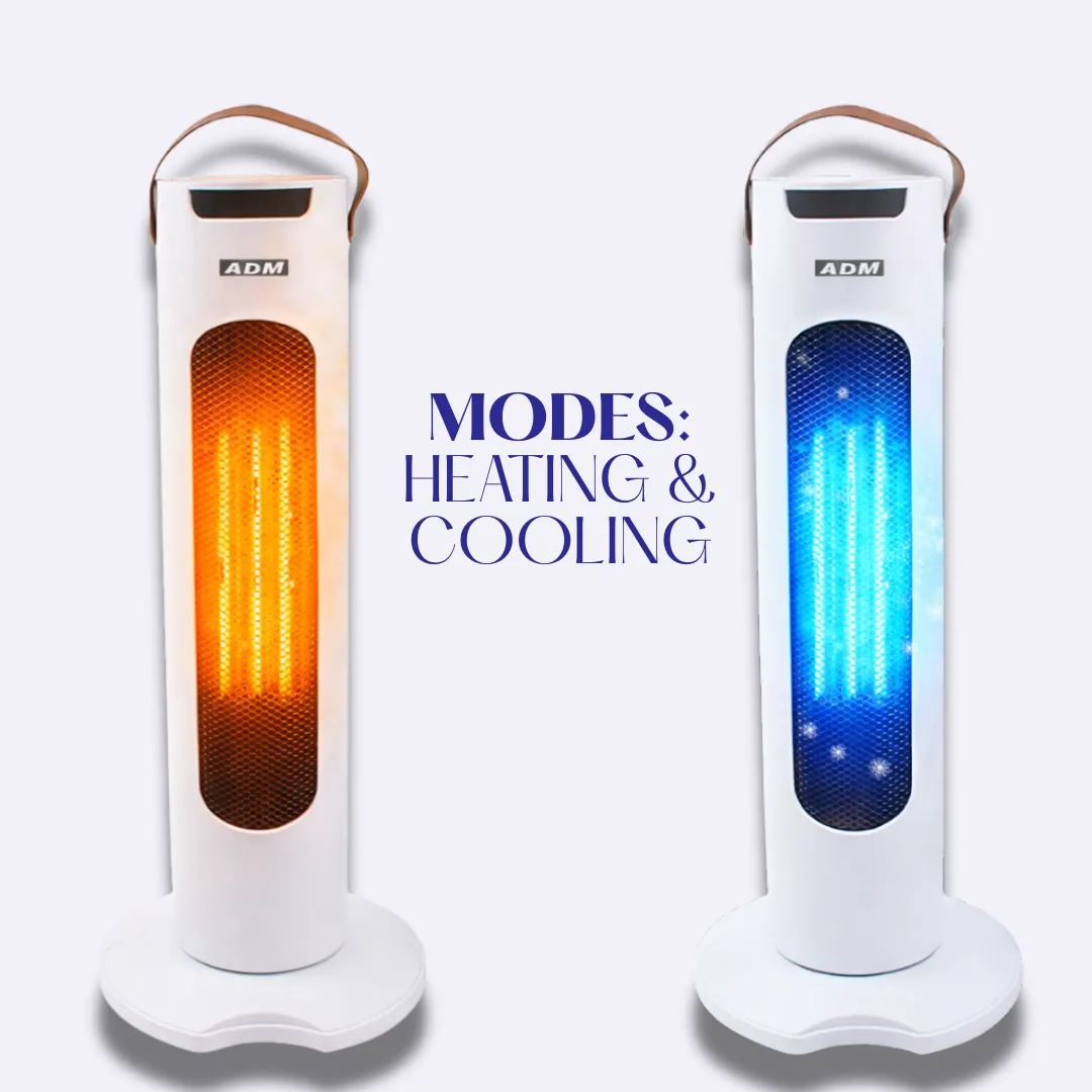 ADAMANTA ADM Termoventilatore Ceramico Oscillante 1500W