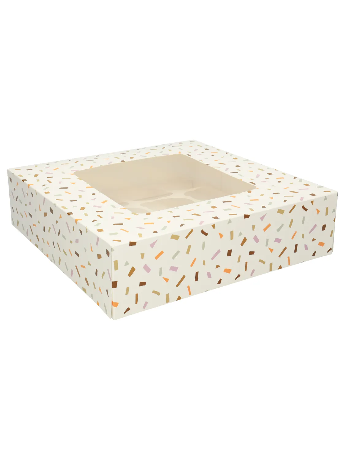 Wibra scatola cupcake 28x28 cm per 16 dolcetti FSC