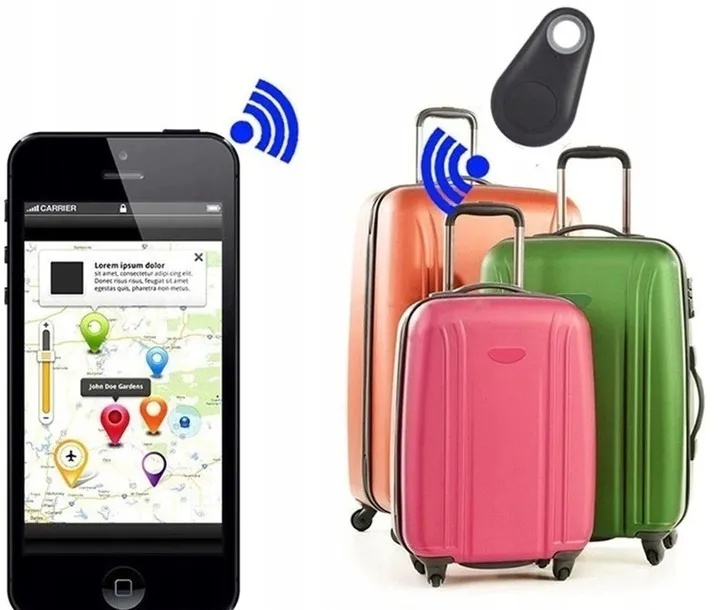 ADAMANTA 117 Localizzatore GPS Bluetooth Portachiavi